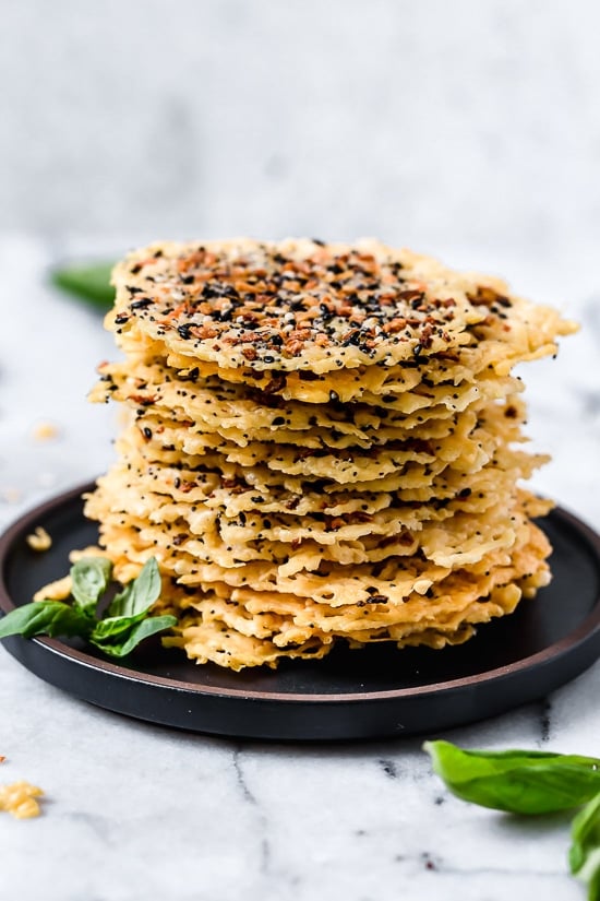 Everything Bagel Cheese Crisps