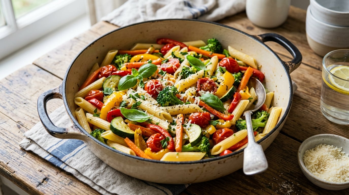 One-Pot Pasta Primavera